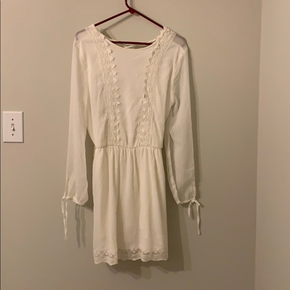 Never been worn before stunning white midi dress